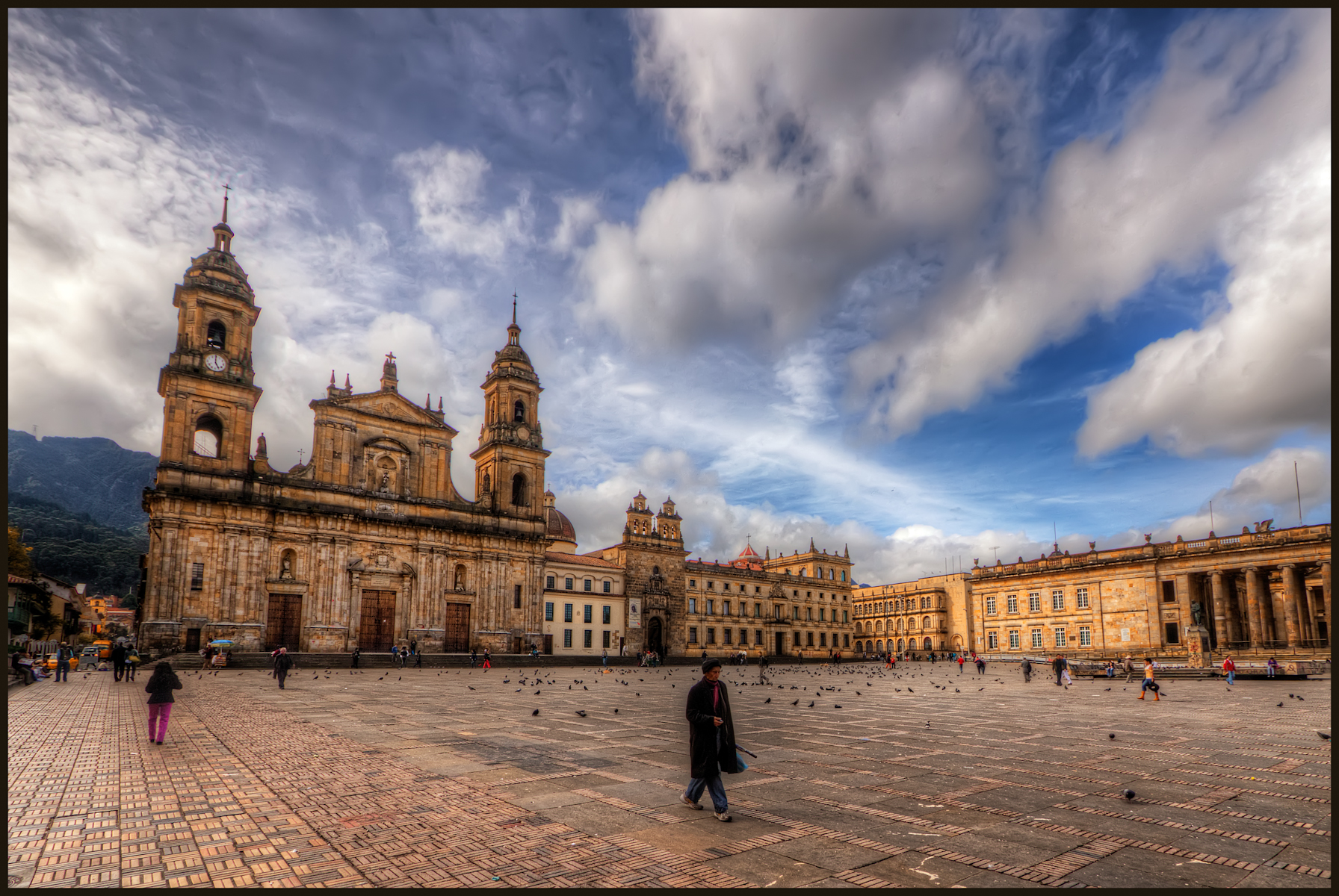 Plaza de Bolívar and Primate Cathedral, Bogotá