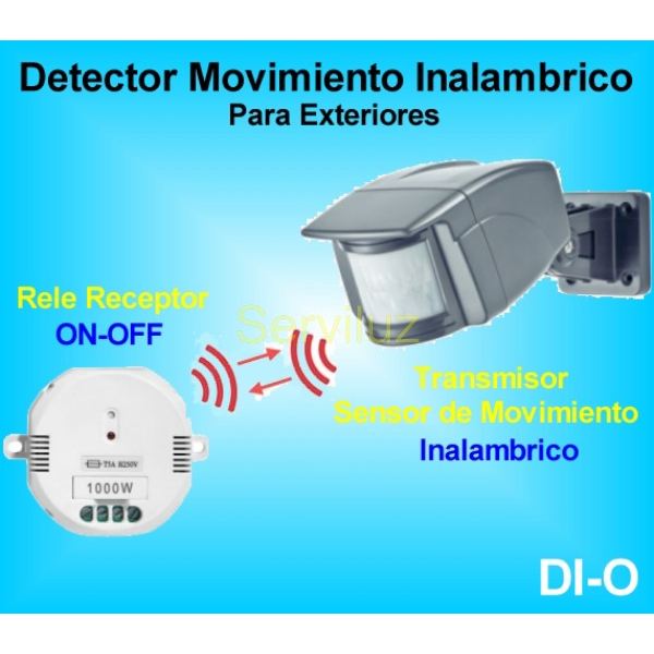 sensor de movimiento exterior inalambrico